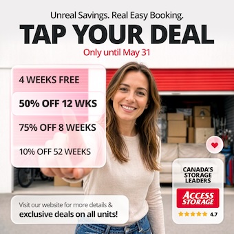 Access Storage - Whitby Promotion
